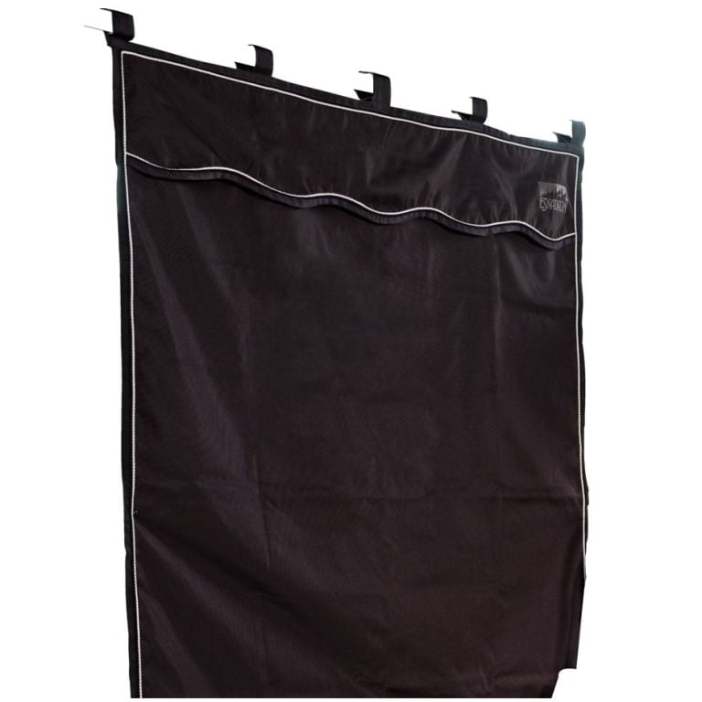 Boxgardin 190 x 150 cm, Svart – Eskadron