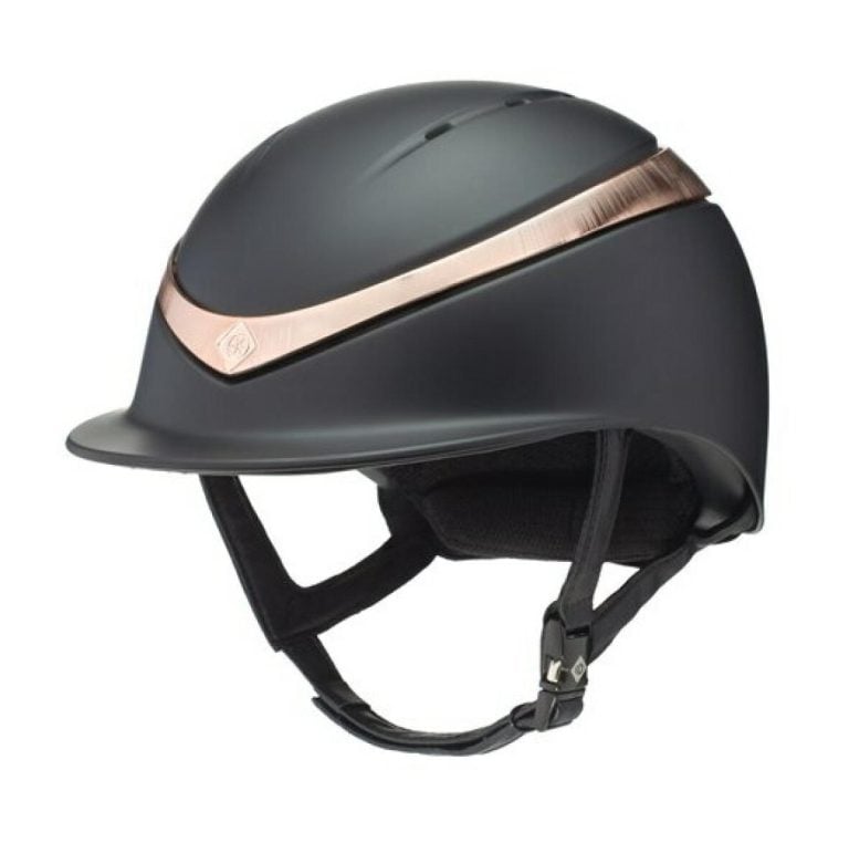 Charles Owen Halo Mips Svart/Rose gold, M – Charles Owen