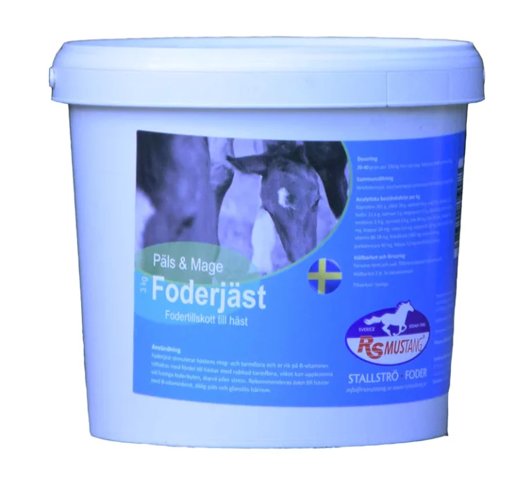 Foderjäst RS Mustang, 3 kg – RS Mustang