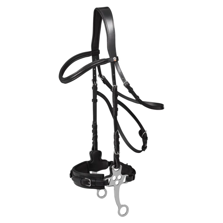 Träns Hackamore X-line - Svart