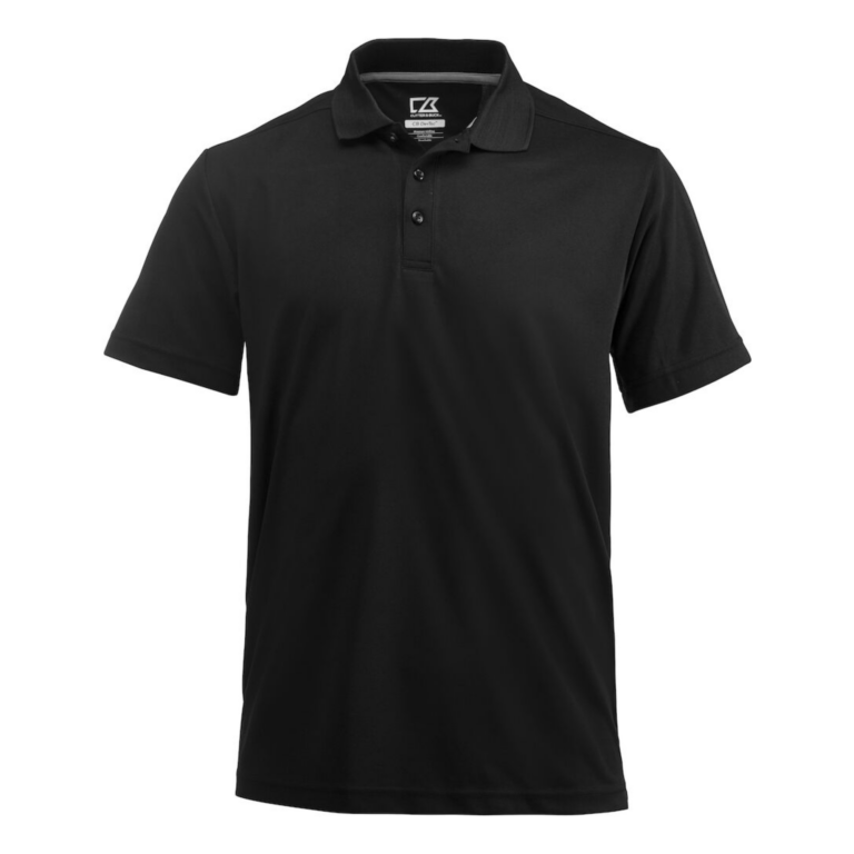 Piké Kelowna Polo Unisex, Svart – Cutter & Buck