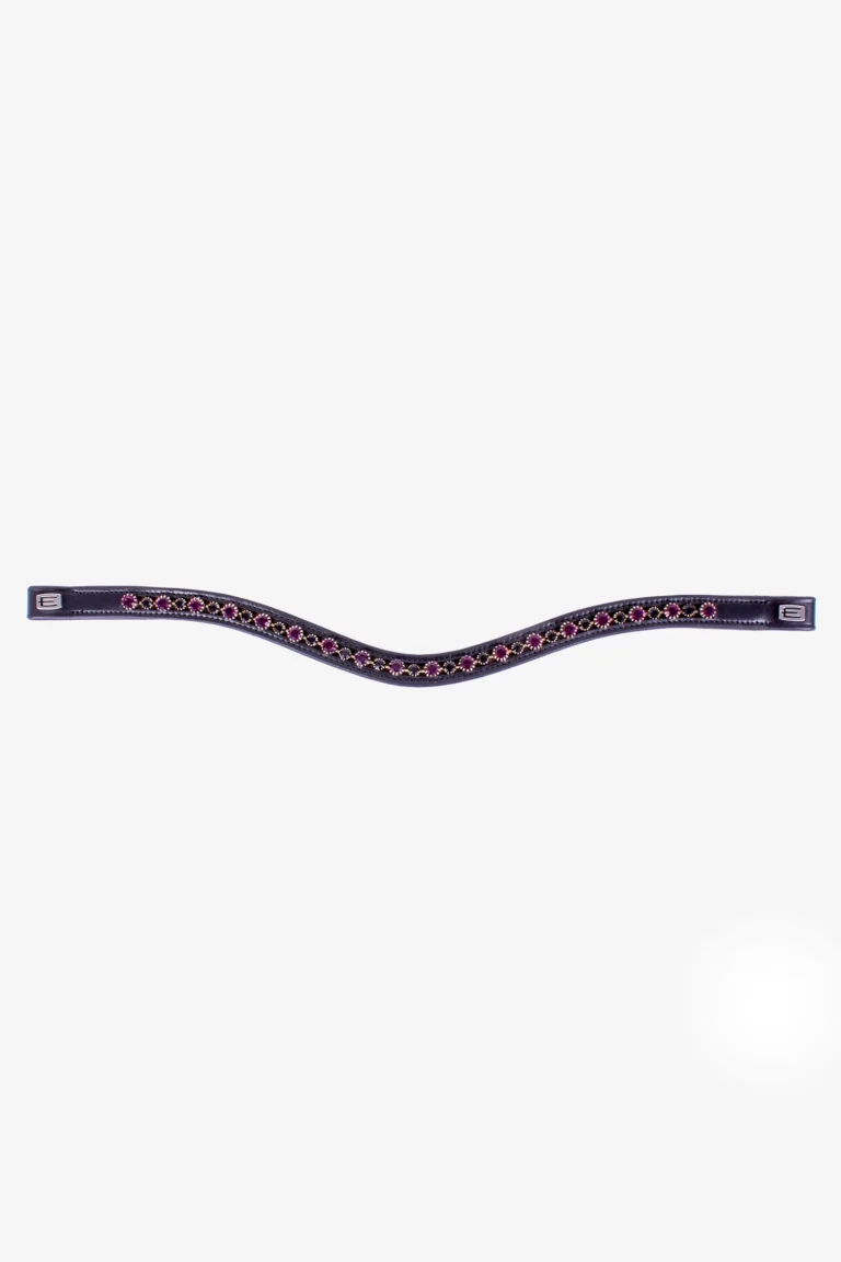 Pannband by EQ Lila/Svart kristall silver – Equality Line