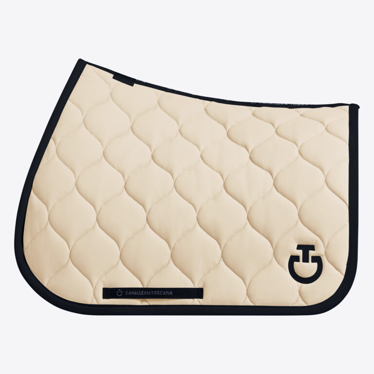 New Circular Quilted Jersey Jumping Saddle Pad – Cavalleria Toscana