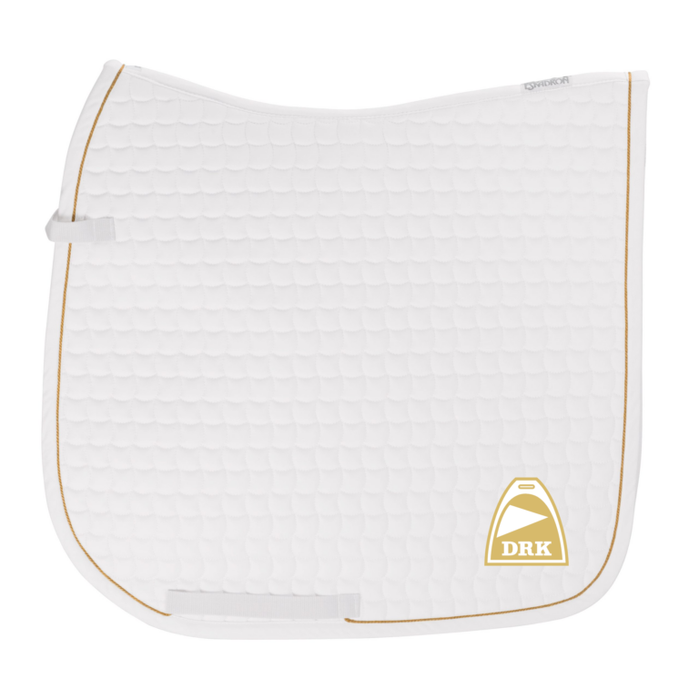Guldlogga - Dressyrschabrak Cotton Gold Vit