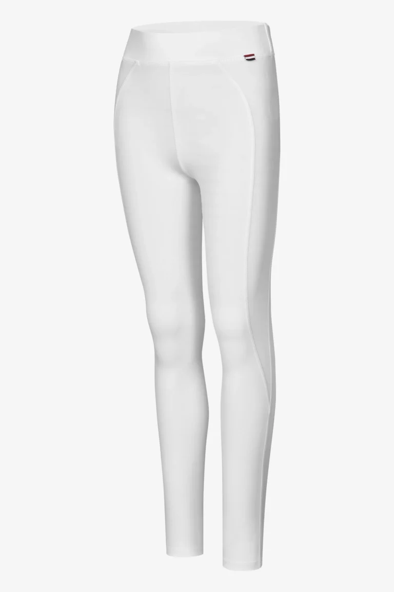 Ridtights KLNanette Junior F-grip, Vit – Kingsland