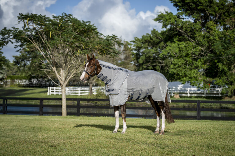 Flugtäcke Rambo Protector Fieldsafe Plus Navy/Thunderstorm – Horseware