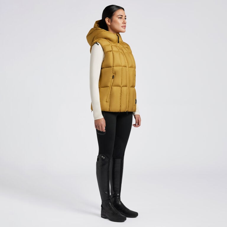 Hooded Down Padded Nylon Vest, M – Cavalleria Toscana