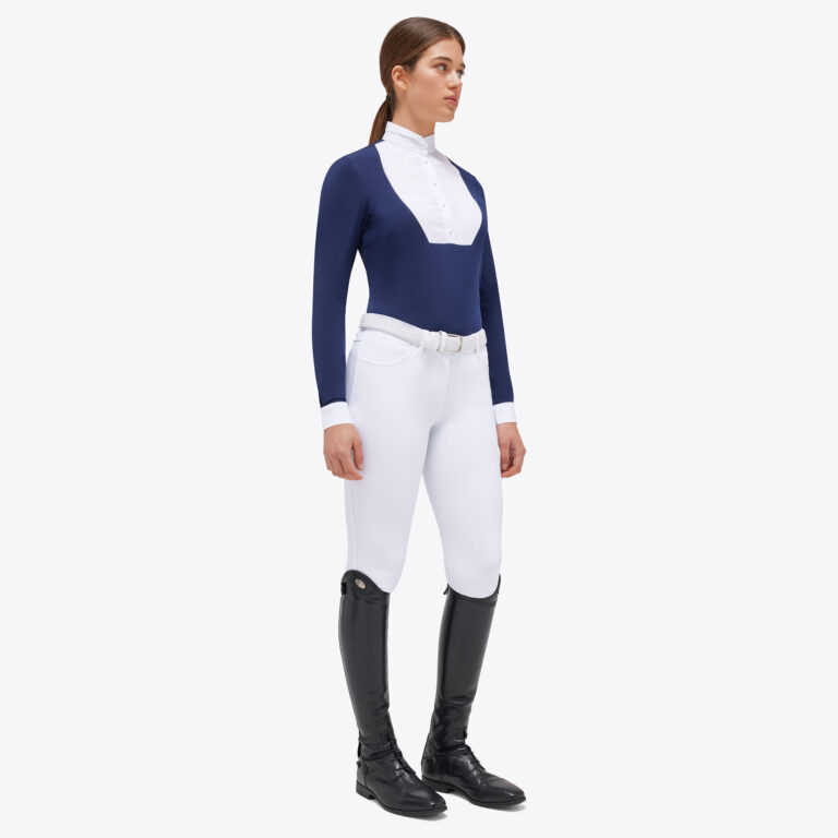 Tävlingsskjorta Folded Collar Jersey – Cavalleria Toscana