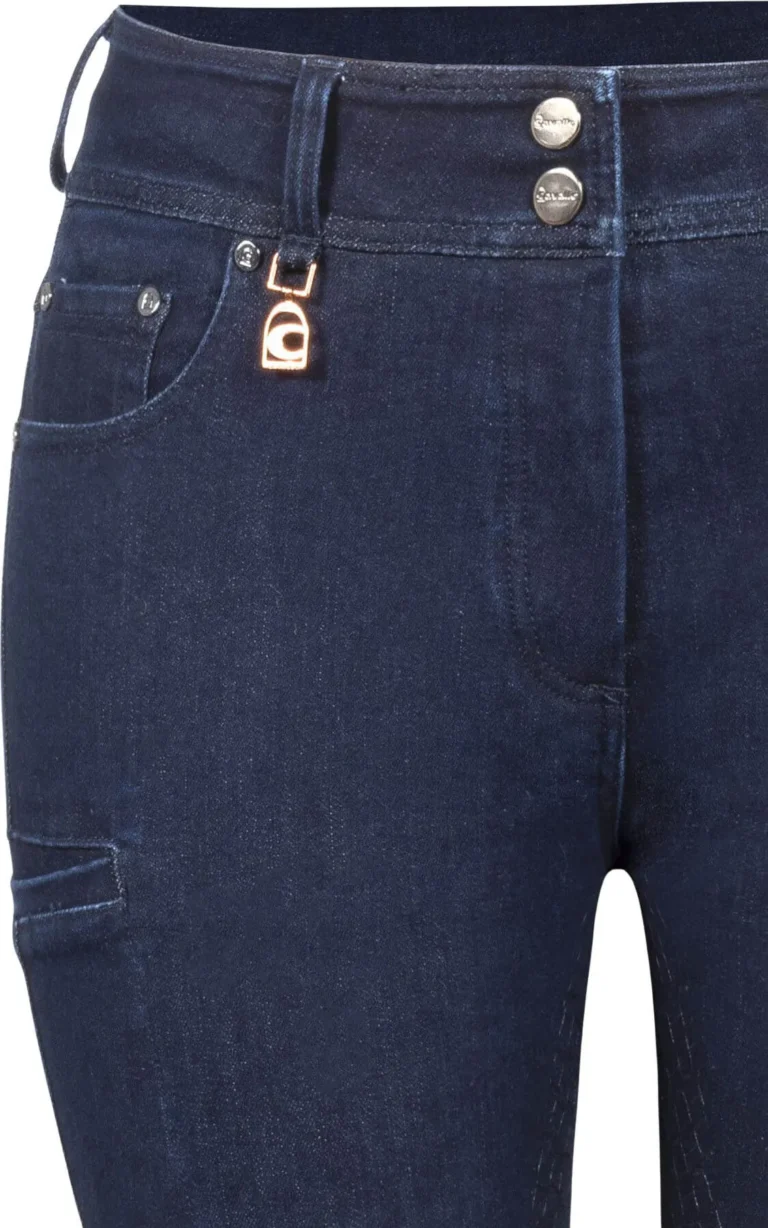 Ridbyxa CavalColine Grip mobile, Blue Denim – Cavallo