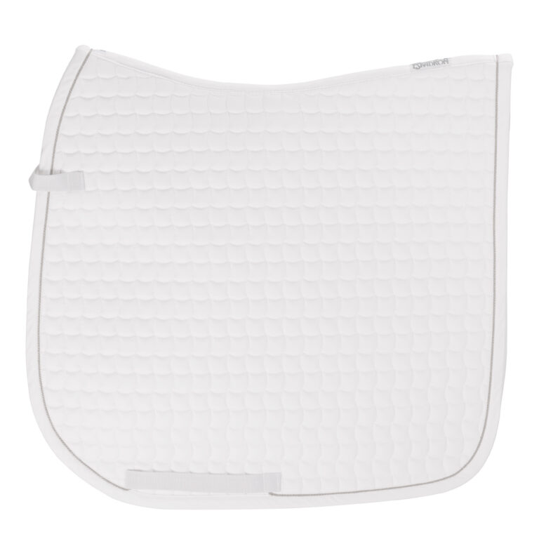 Dressyrschabrak Cotton Silver Basics Vit – Eskadron