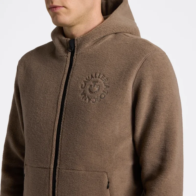 Fleece Zip Hoodie Herr, M – Cavalleria Toscana