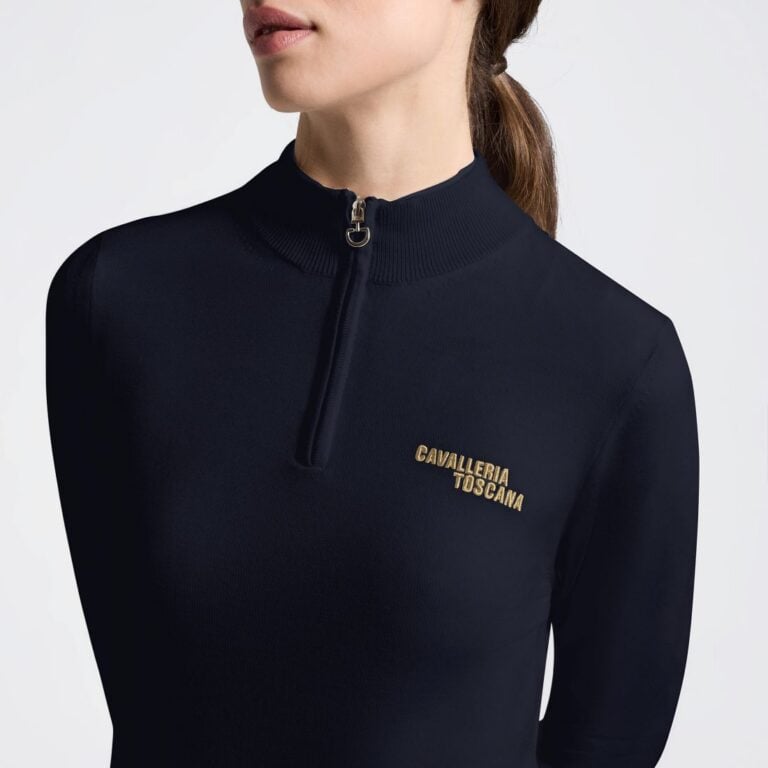 CT Merinos Half Zip Turleneck Sweater – Cavalleria Toscana