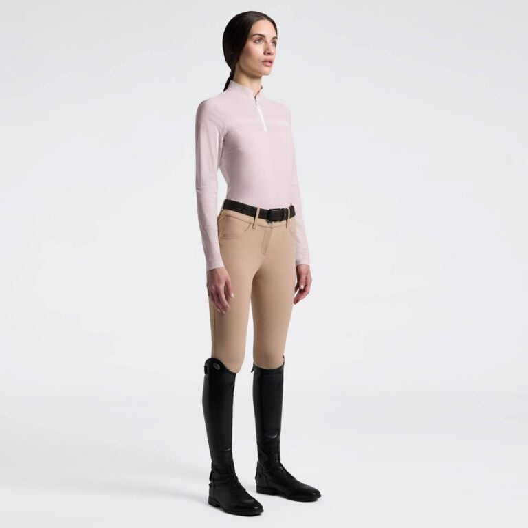Perforated Insert Training Polo, Violet Ice – Cavalleria Toscana