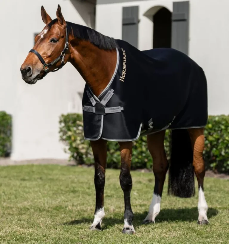 Rambo Airmax Cooler Disc Front, Black/Thunderstorm Grey & Silver – Horseware