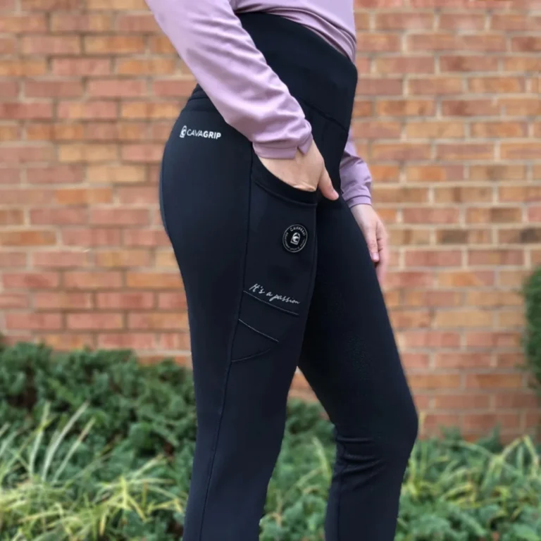 Ridtights Lin Grip winter Dark blue 80 – Cavallo