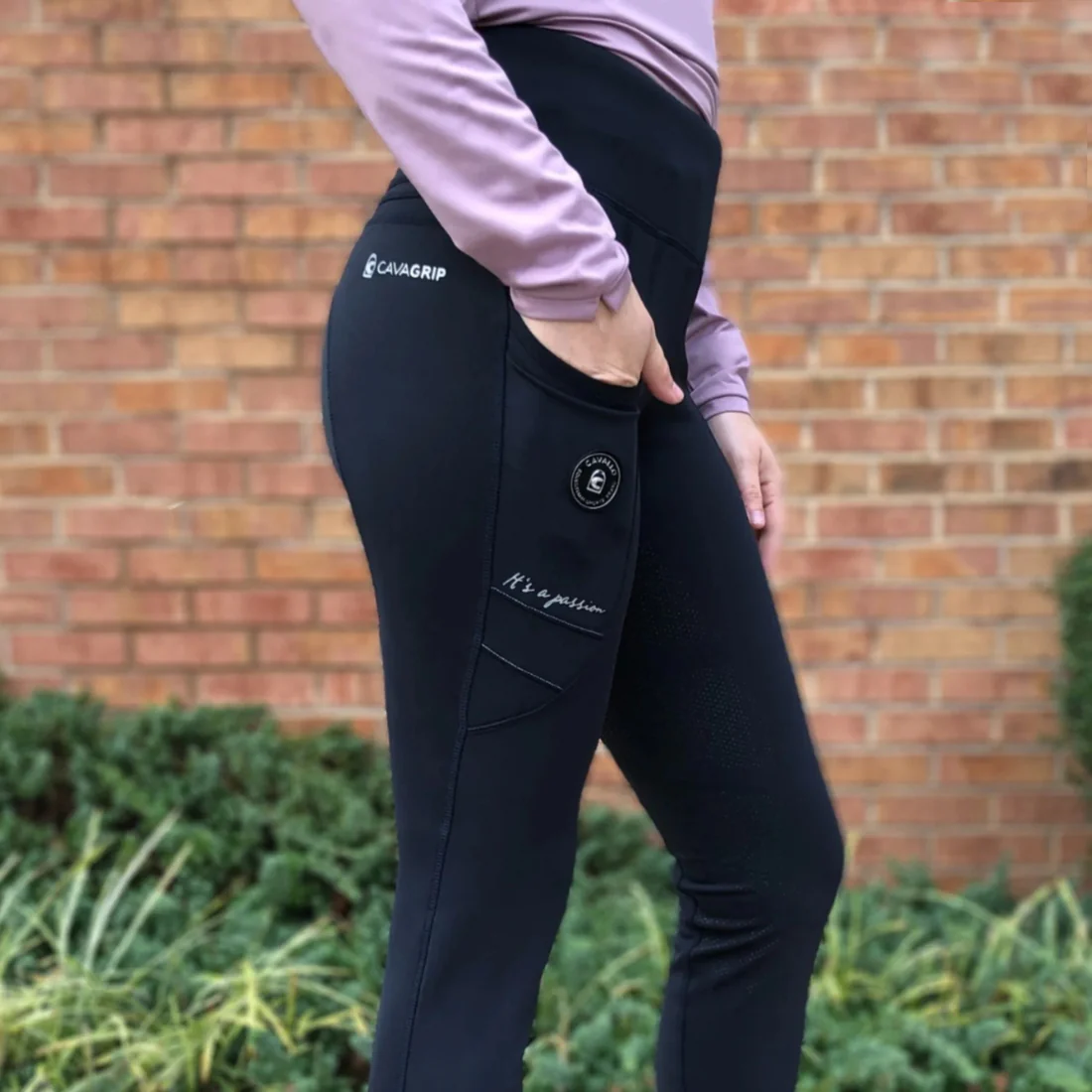 Ridtights Lin Grip Cavallo winter Darkblue