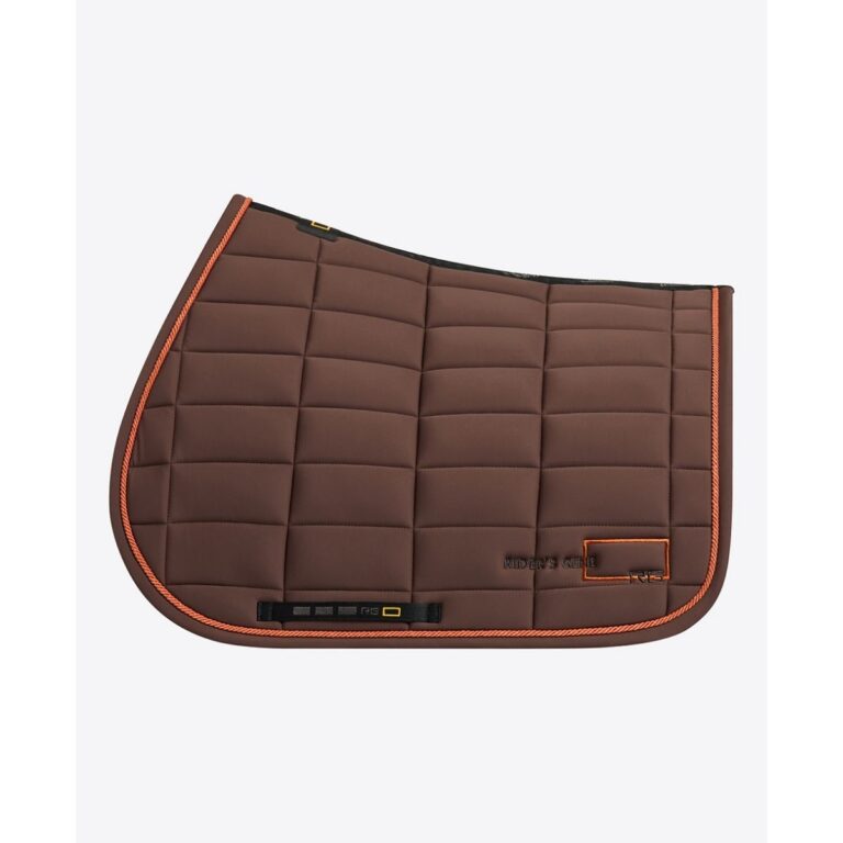 RG Jersey Saddle Pad with Trim, Shaved Chocolate – Rider's Gene