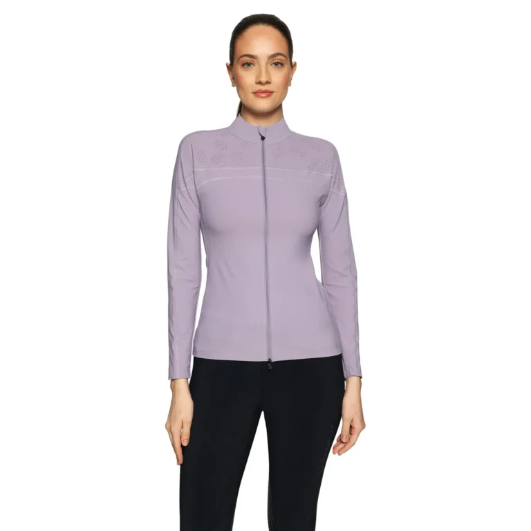 Tröja Evelya Full Zip, lavendergrey, L – Samshield
