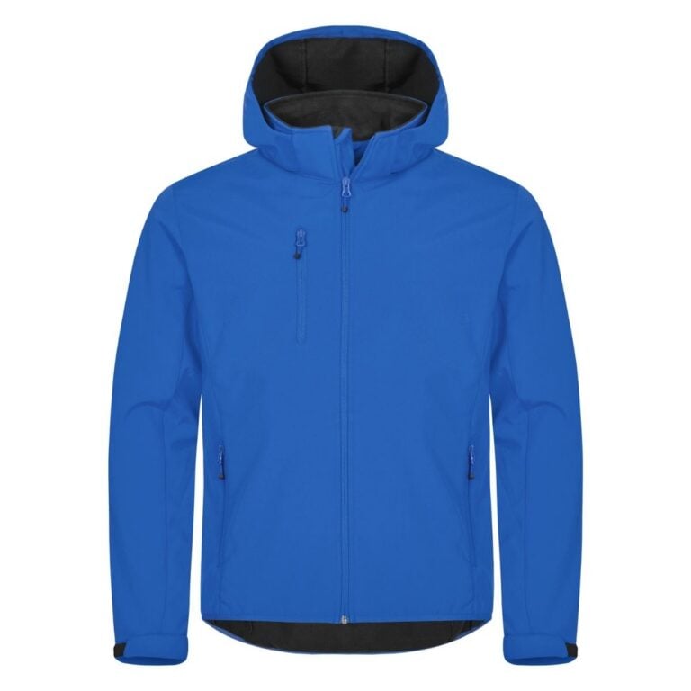 Classic Softshell Hoodie Unisex, Royalblå