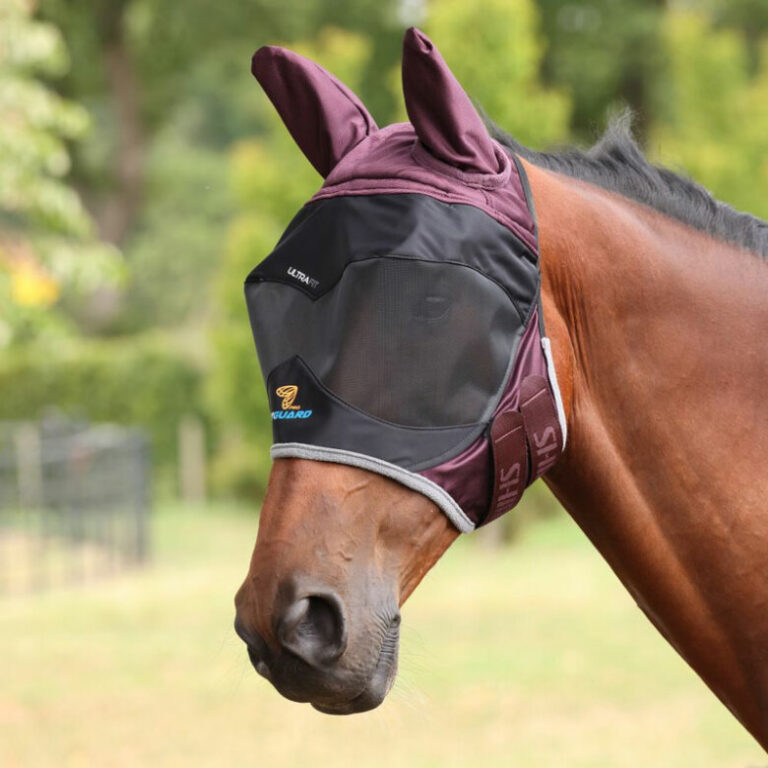 FlyGuard Deluxe Flughuva med öron – Shires
