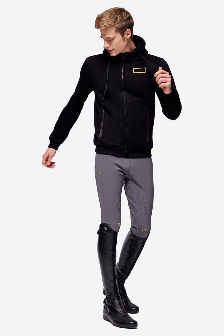 RG Cotton Hooded Zip Sweatshirt, L – Rider's Gene