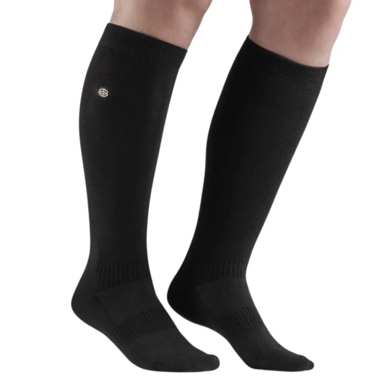 Riding socks av bambu, svart 3-pack – Bambusa