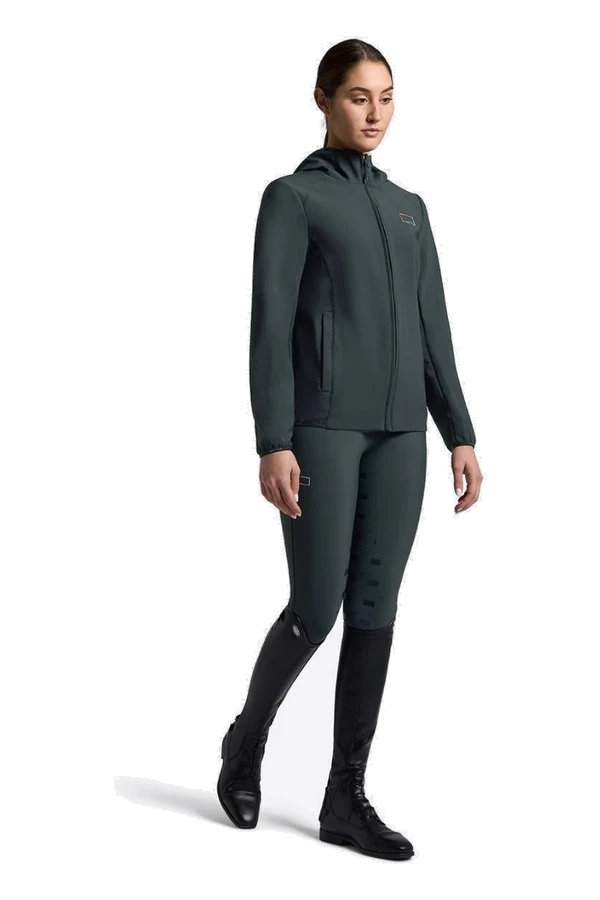 Bonded Jacquard Jersey Hooded Softshell, Dam – Rider's Gene