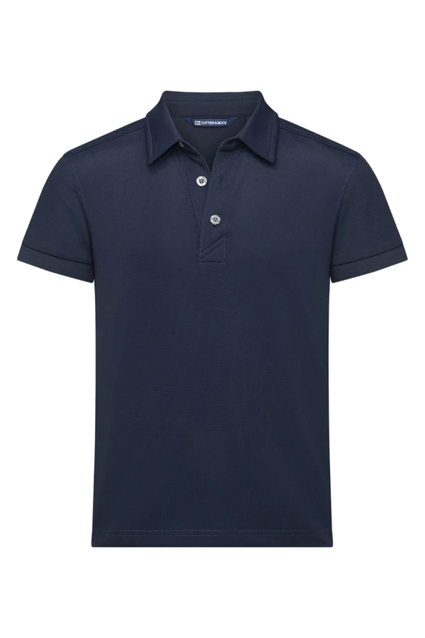 Piké Virtue Polo Solid Junior, Marin – Cutter & Buck