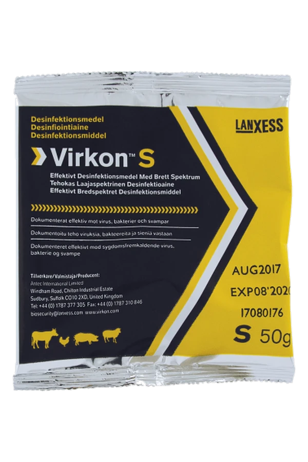 Virkon S Desinfektionsmedel 50 gr