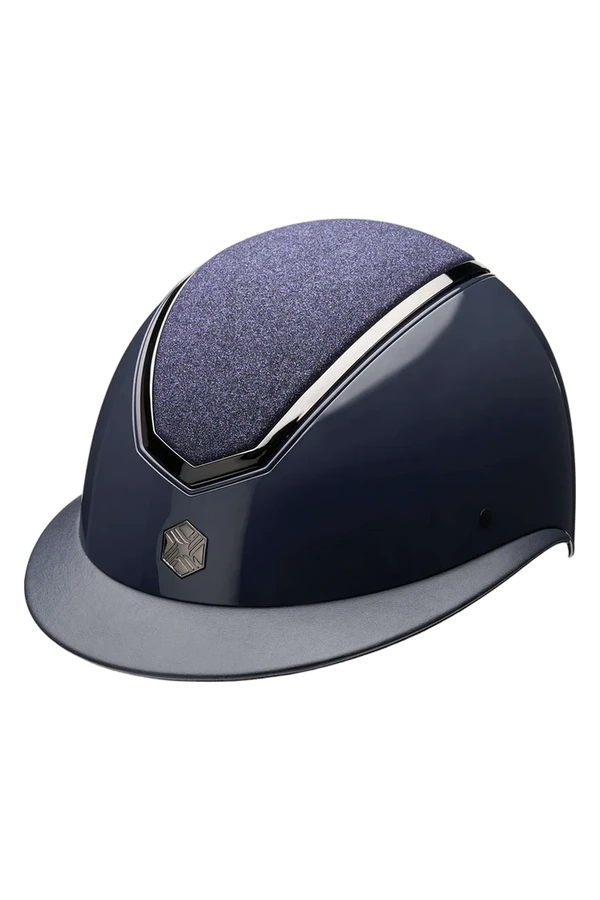 Charles Owen Kylo Gloss Mips Wide Peak, Navy/Sparkly/Grey – Charles Owen