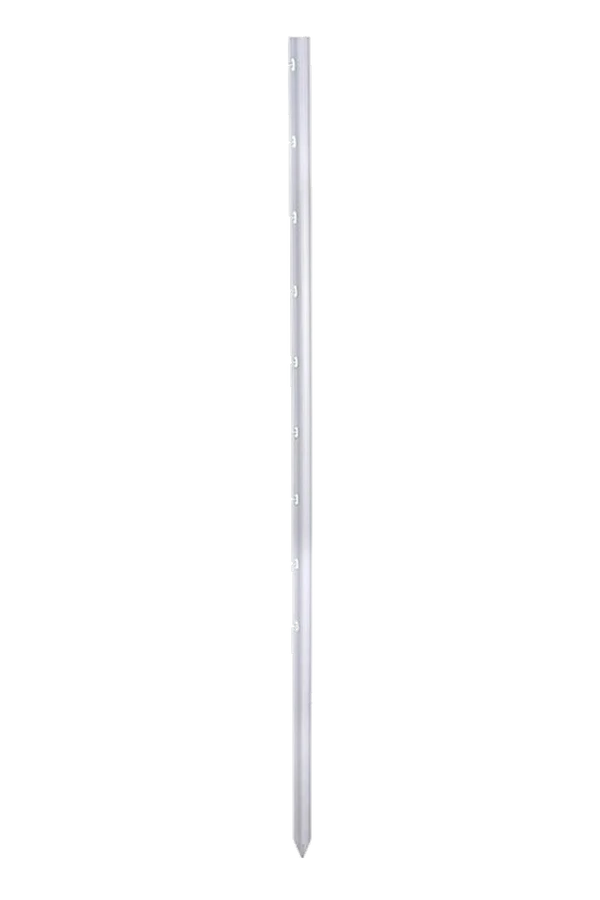 Stjärnprofilstolpe vit 115 cm slits/12cm – Willab
