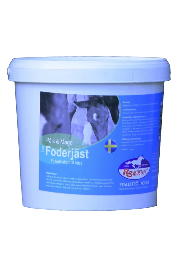 Foderjäst RS Mustang, 3 kg – RS Mustang
