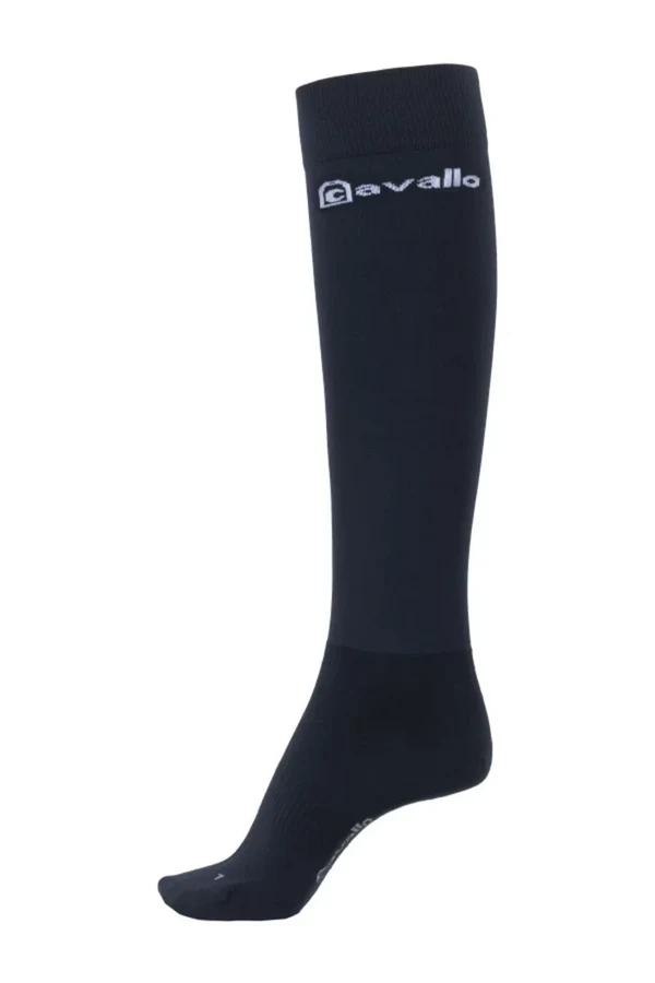 Cavallo Logo Sock, svart, 3-pack – Cavallo