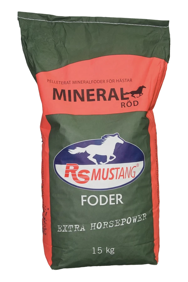RS Mustang Mineral röd - 15 kg