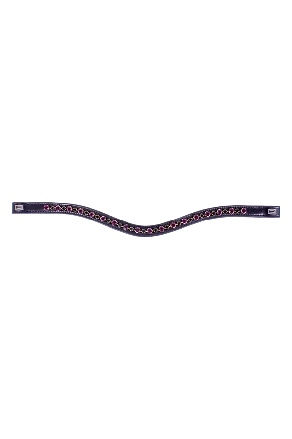 Pannband by EQ Lila/Svart kristall silver – Equality Line