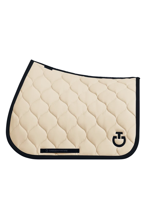New Circular Quilted Jersey Jumping Saddle Pad – Cavalleria Toscana