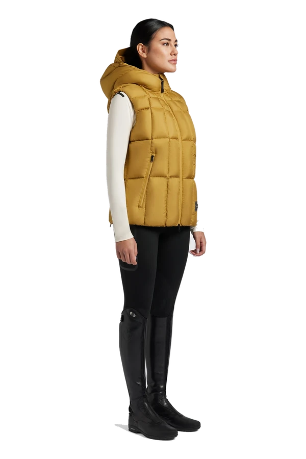 Hooded Down Padded Nylon Vest, M – Cavalleria Toscana