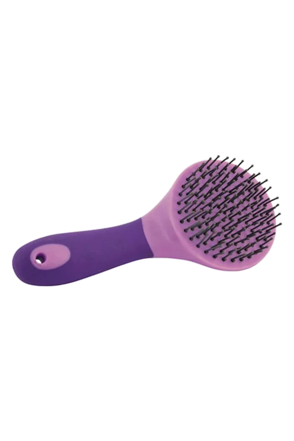 Man- och Svansborste 10 cm soft touch, Lila/lavendel – Horse Guard
