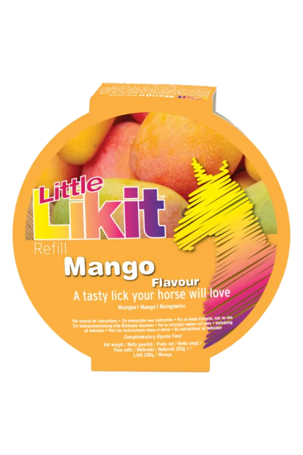 Hästgodis Likit Mango, 250g, utan hål – Likit