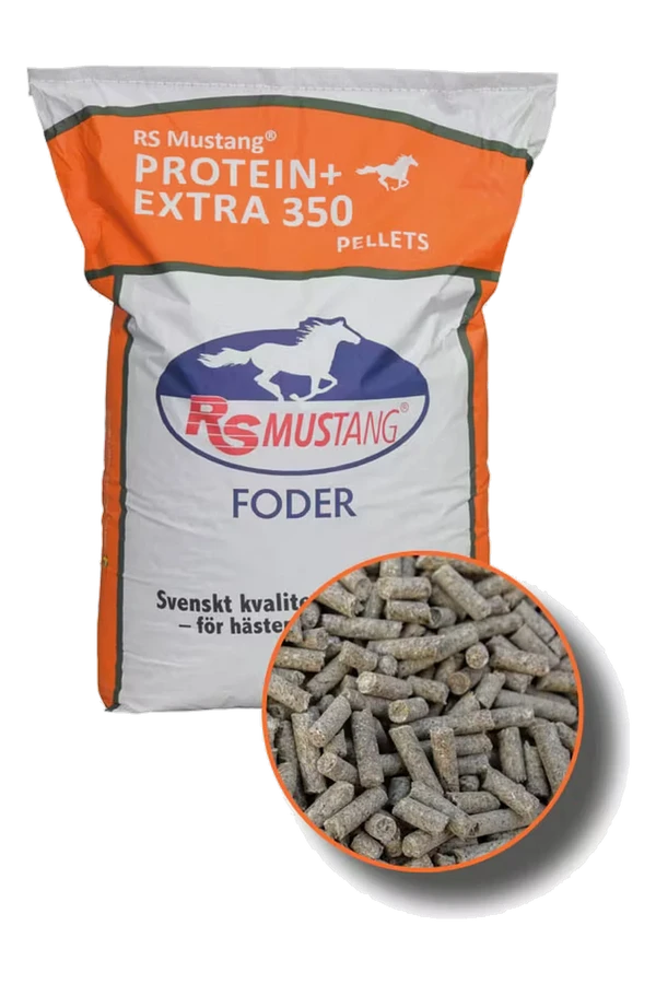 RS Mustang Protein+ Extra 350 Pellets 20 kg – RS Mustang