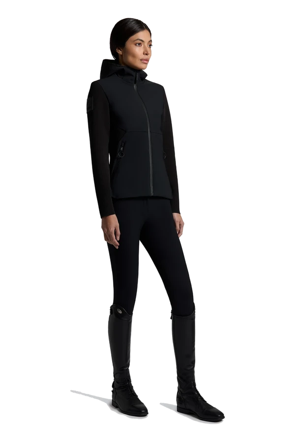 Tech Knit Softshell, svart – Cavalleria Toscana