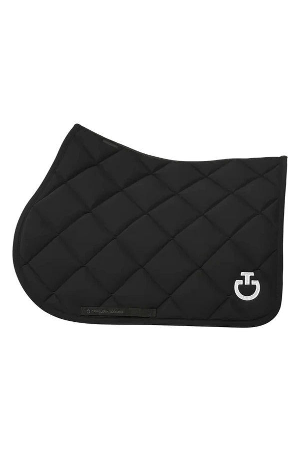 Diamond Quilted Jersey Hoppschabrak, svart – Cavalleria Toscana