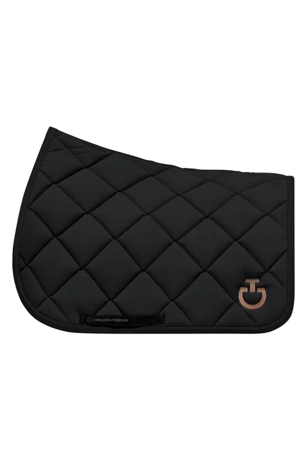 Diamond Quilted Jersey Hoppschabrak, svart/brun