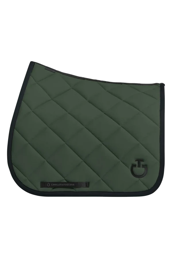CT Diamond Quilted Jersey Dressyrschabrak, grön