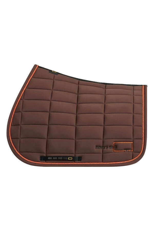 RG Jersey Saddle Pad with Trim, Shaved Chocolate – Rider's Gene