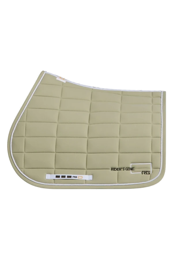 RG Jersey Saddle Pad with Trim, Moss Gray – Rider's Gene