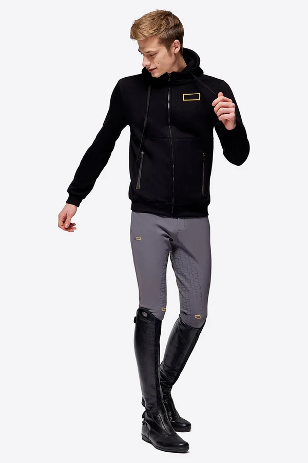 RG Cotton Hooded Zip Sweatshirt, L – Rider's Gene